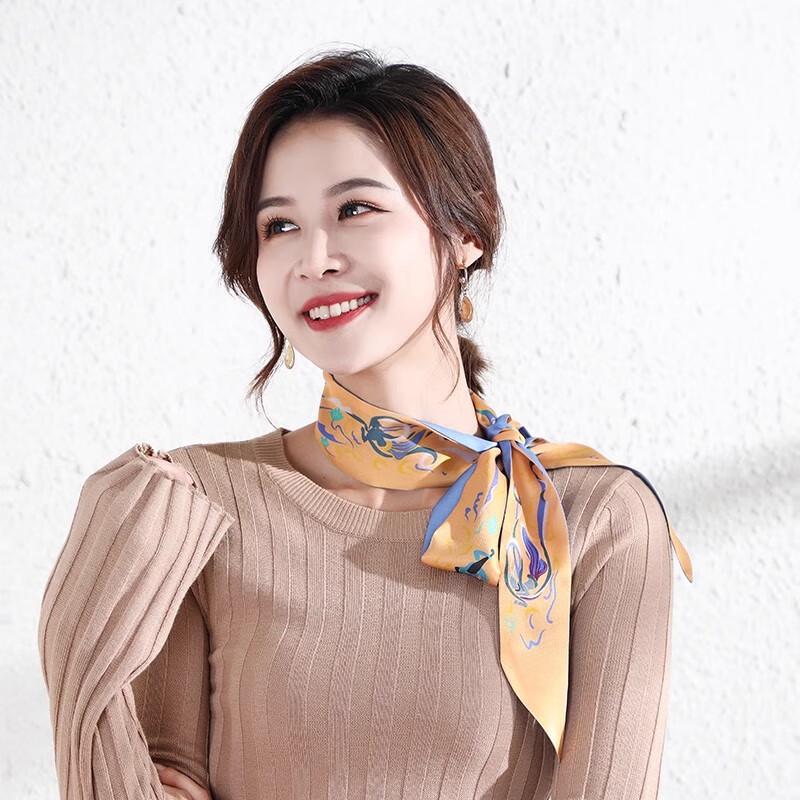 

Gongli Dunhuang Flying Apsara Dance Narrow Silk Scarf