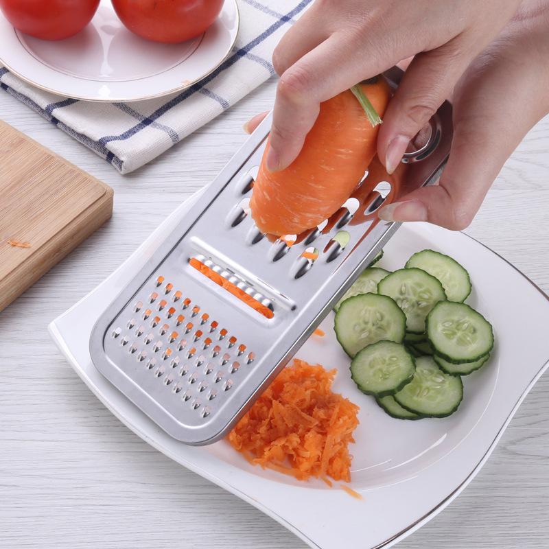 3 In 1 Multifunctional Grater Stainless Steel Vegetables Potato Cucumber Shredders Slicers Fruit Peeler Innovation Kitchen Tools