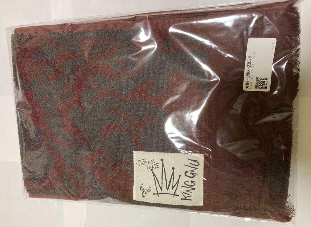 KING GNU 2023 FLAME MUFFLER TOWEL [RED]