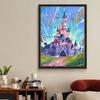 Diamond Mosaic Colorful Diamond Painting Beautiful Castle Full Round Embroidery Cartoon Creative Hobbies Wall Decor