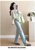 2026 Spring/Summer V-Neck Striped Casual Long Sleeve T-Shirt for Pregnant Women