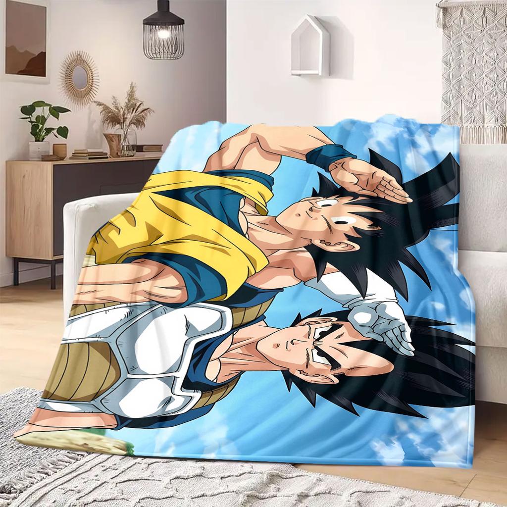 DragonBall Anime Flannel Blanket Warm,Comfortable,Suitable for Bedrooms,Sofas,Beds,Chairs,Picnics,Travel