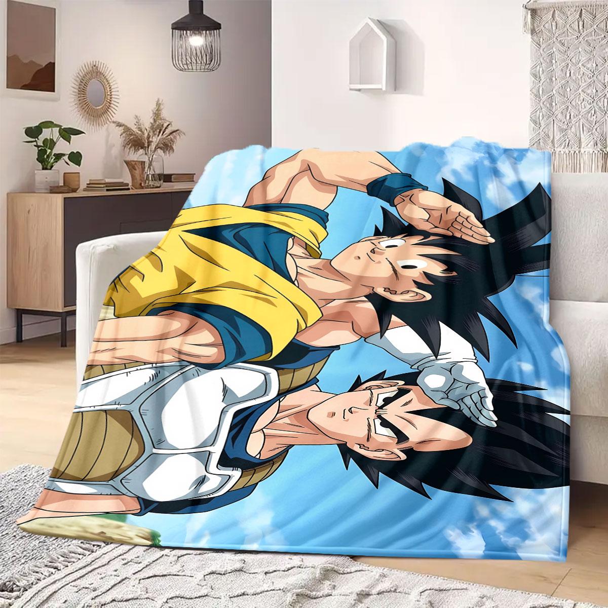 

DragonBall anime Flannel Blanket Warm,Comfortable,Suitable for Bedrooms,Sofas,Beds,Chairs,Picnics,Travel 75x90cm