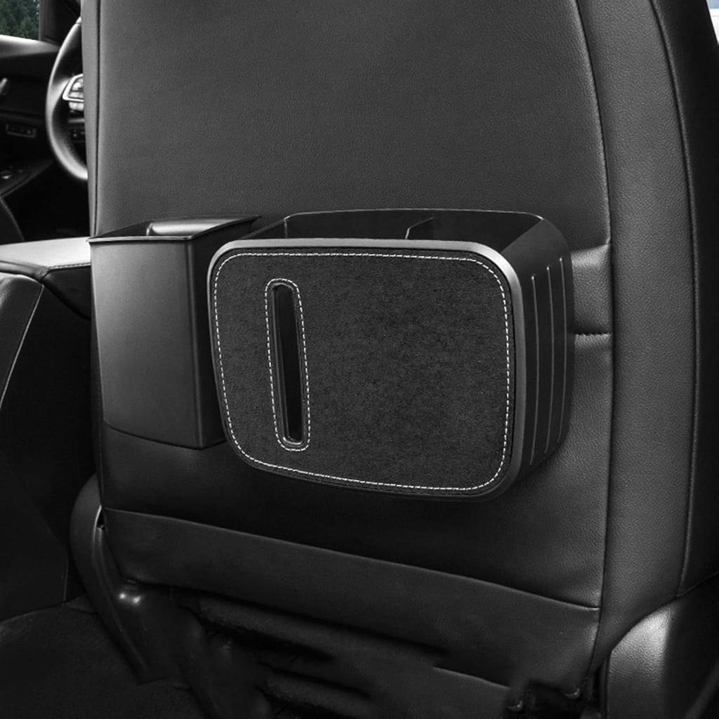 Multifunktionaler Hängender Auto-Mülleimer Taschentuchhalter Einfach zu Installieren Auslaufsicherer Innenraum-Aufbewahrungs-Organizer Langlebig Wasserdicht