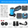 Compact Brushless Lithium Battery Angle Grinder for Home - Electric Micro Grinder for Seam Cleaning and Cutting