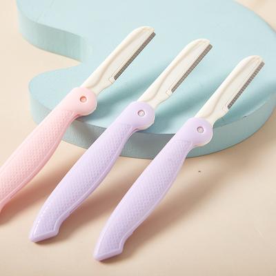 Portable Eyebrow Trimmer Folding Hair Shaver Set For Women Face Shaver