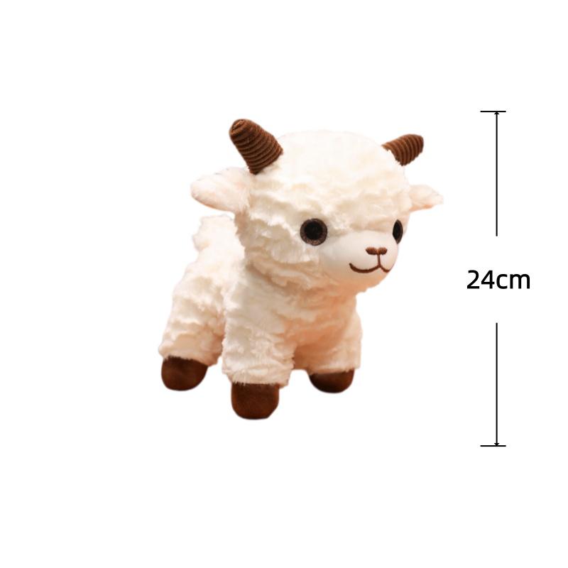 Sheep Plush Toys Simulated Lamb Stuffed Doll Adorably Room Decor Toys Squishy Kids Accompany Sleep Toy Kawaii Birthday Gifts