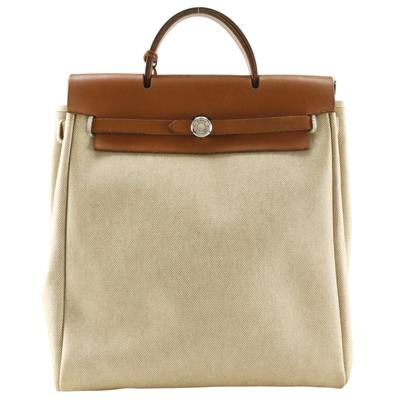 Herbag Add PM Backpack Daypack Beige Tower Ash Women Used
