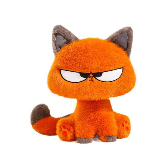 Cool Cat Plush Toy Soft Stuffed Animal for Kids Cute Kitten Doll PP Cotton Birthday Gift for Boys Girls Fun Desk Decor