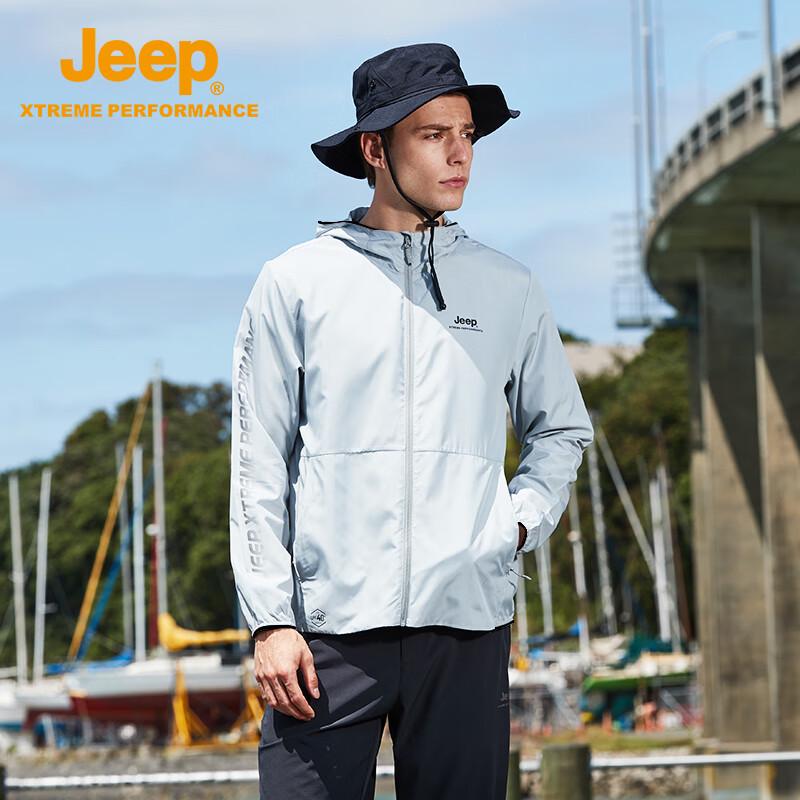 Jeep Men's Summer Outdoor Sun Protection Windbreaker