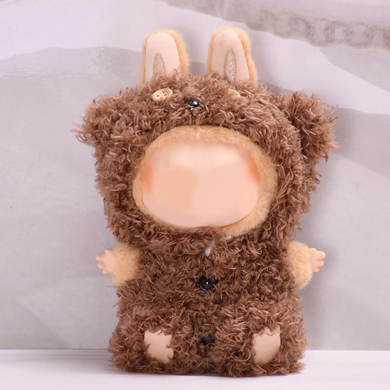 17cm Mini Plush Doll'S Clothes Outfit Accessories For Labubu Clothes Time To Chill Doll Clothes