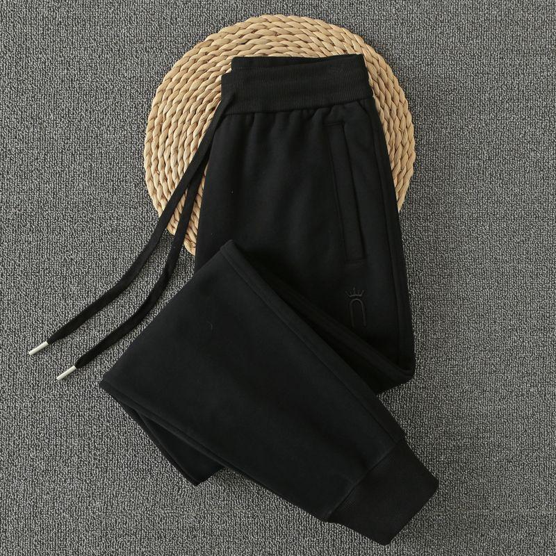 

Хлопковые зимние повседневные утепленные женские спортивные штаны Black(Fleece-lined paragraph) 2XL code pants