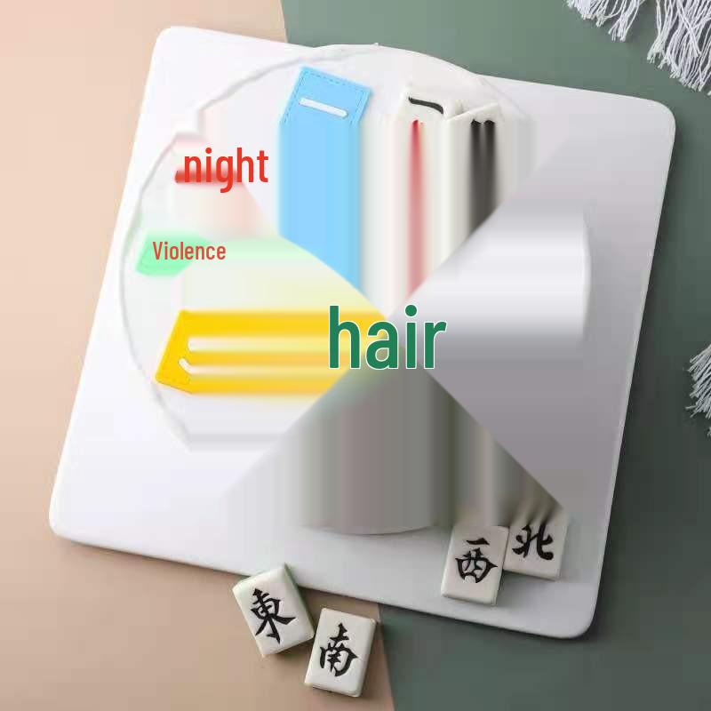 Soft Clay Mahjong Cake Decoration Ornament - Birthday Insert Card for Dessert Table Plug-in.