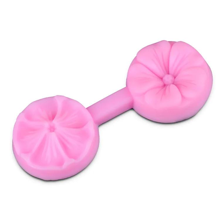 

Форма для торта в виде цветка 3D в форме бабочки в форме цветка вишни, силиконовый плунжер, формы для шоколада и помадки 2