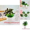 Faux Green Plant With Silk And Plastic For Hotel And Commercial Space Decoration