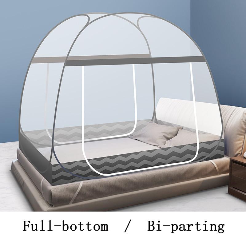 

1m/1.2m/1.5m/1.8m Yurt Mosquito Net Folding Summer Bed Tent Full-Bottom Anti-Mosquito Netting Free-Installation Canopy Neting 1.0m (3.3 feet) bed