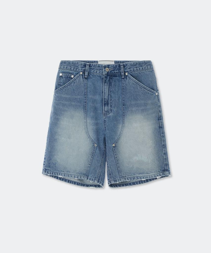 KINETO Double Knee Carpenter Denim Shorts_Blue