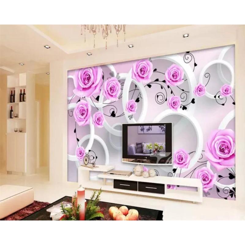 Rose Vine 3d Wallpaper Home Decor Living Room Bedroom Tv Background Wall Mural 3d Wallpaper