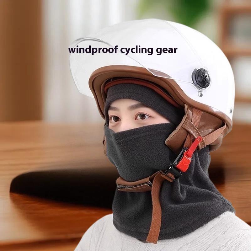 1Pair of Unisex Windproof Thermal Balaclavas, Polar-fleece Ski Mask, Ideal for Outdoor Cycling and Motorcycling in Winter