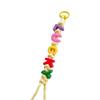 Colorful Alphabet Bead Bag Charm Personalized Design Bag Hanging Pendant for Trendy Fashion Statement and Unique Style