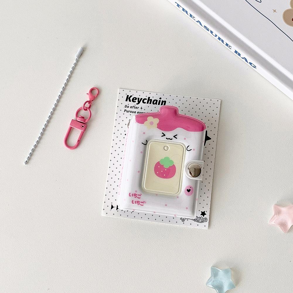Keychain Pendant Photocard Holder 2-inch Card Collection 2-inch Photo Album  Idol Card Display