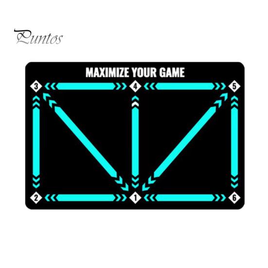 

Футбольный коврик для работы ног Портативный Нескользящий Бесшумный Дети Подростки Взрослые Все уровни Игрок Ловкость Футбольные шаги Дриблинг Тренировочный напольный коврик Фитнес 40x60cm зелёный