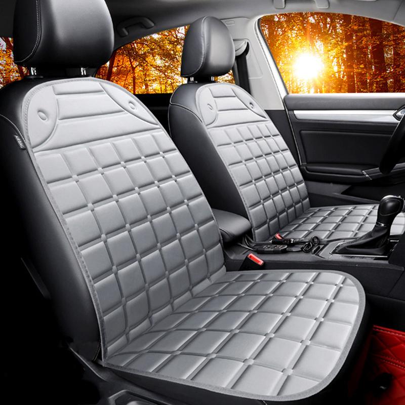 Heated Car Seat Cushion Cover Hot Keep Warm Winter Household Cushion Universal 12V Heating Seat Cushion Auto Accessories Electric Seat Heater