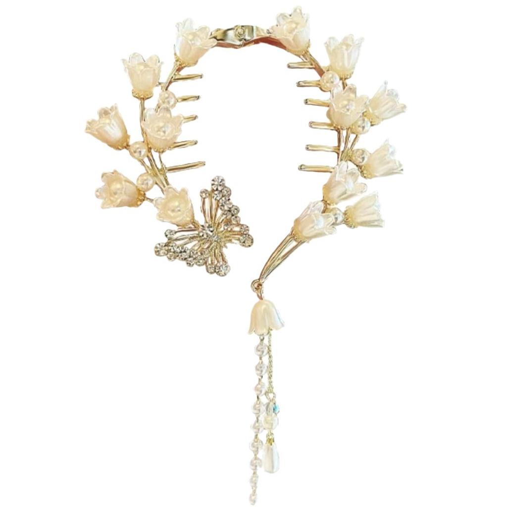 Tassel Hairpin Bun Head Fixing Clip Hairpin Bun Buckle