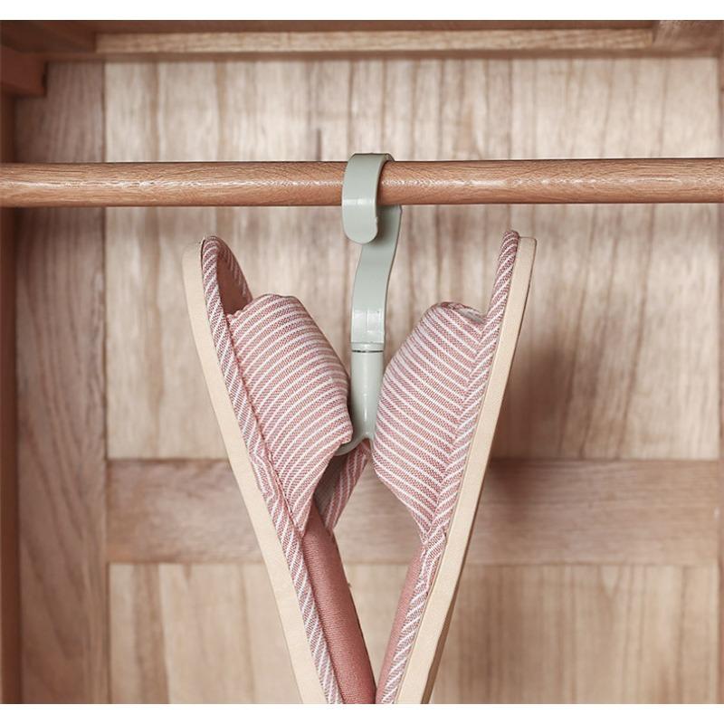 3pcs 360 Degree Swivel Four Prong Hook for Wardrobe and Tie Drying - Multifunctional Hanger and Tie Hooks