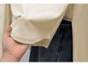 Women's U-Neck White Long Sleeve Fleece Lined T-Shirt, Slim Fit - 2024 Spring/Autumn/Winter Collection