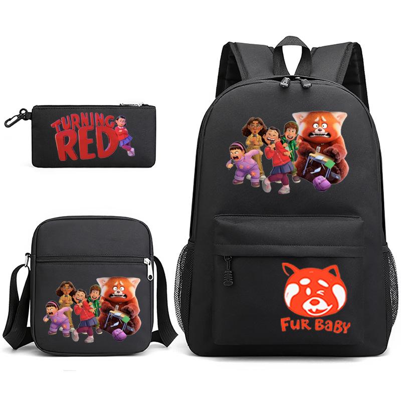 2022 Youth Metamorphosis 3 Sets/piece Laptop Backpack School Teen Girl Student Schoolbag
