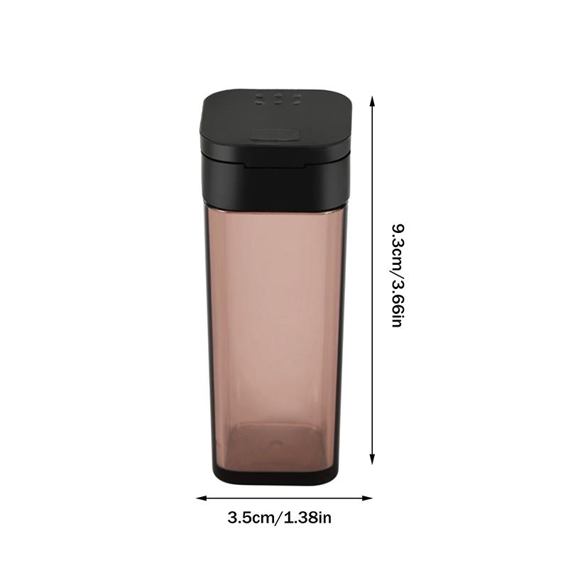 Four-Grid Barbecue Spice Bottle Household Combination Set Spice Salt Pepper Jar Kitchen Sealed Moisture-Proof Spice Container 1Pcs кофейный