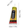 Mobile Phone Repair Tools T-8000 Transparent Glue Adhesive Epoxy Plastic Rubber Cell Phone Screen Super Glue Never Clog Nozzle