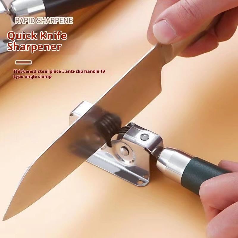 Multi Use Pocket Knife Sharpener Mini Multitool for Sharpening Knives Fish Hooks Outdoor Camping Daily Use