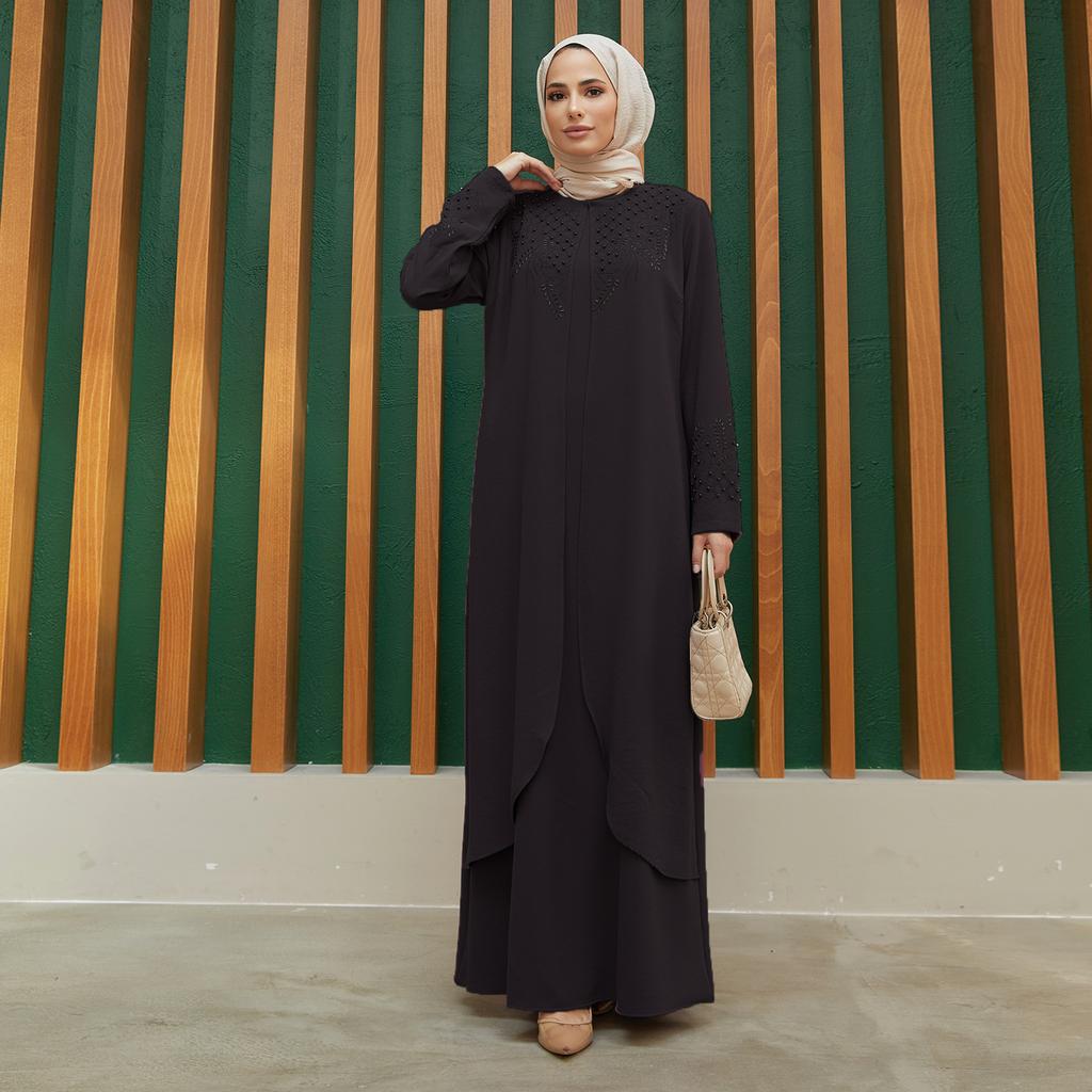 Rochie de Seara Başak Marime Mari Femei Islamic Musulman Abaya Invitatie Nunta Mama Hijab Purtare