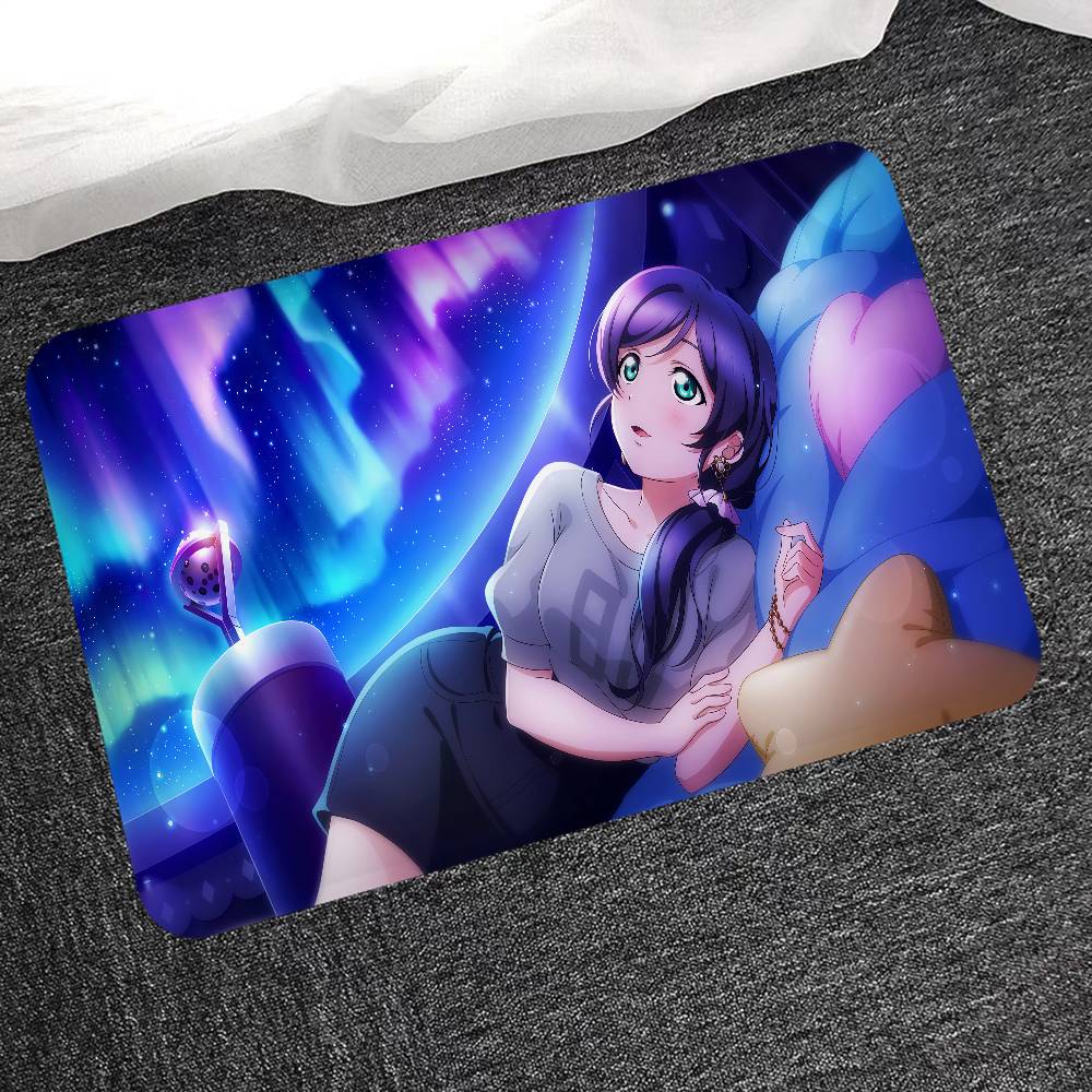 Anime Link! Like! Love Live! Bathroom Mat Kids Room Bedroom Decoration Balcony Anti-Slip Doormat Living Room Welcome Rug