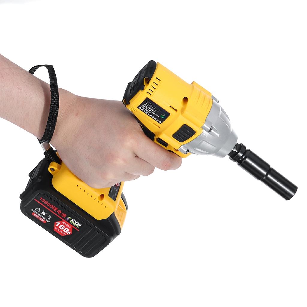 110-240V 168VF 460NM 19800mAh Electric Brushless Impact Wrench Cordless Drive Impact Wrench Tools