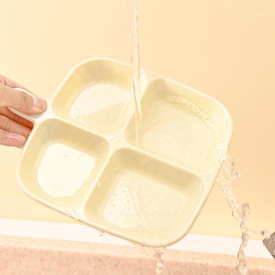 Piatto per Cibo Diviso a Quattro Scomparti