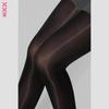 HAVEN: Sexy Aurora Glossy Open Crotch Pantyhose with Extended JK Socks, Silky Horse Oil Finish.