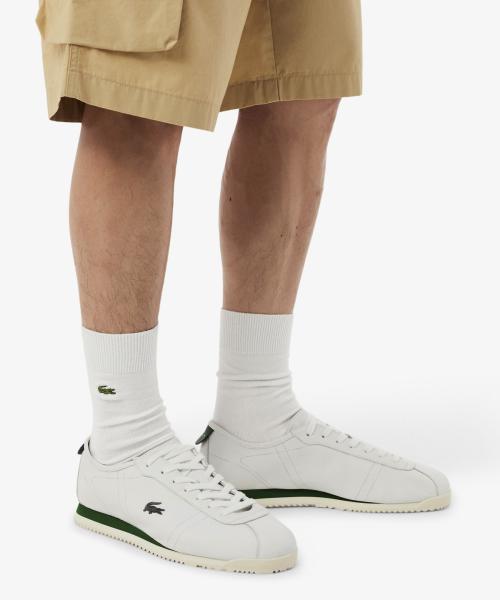 [Lacoste] Men's Club-Low Leather Sneakers RZ0138M56G65T