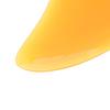 4,6 Zoll Surfboard Finne TPU Leichtgewicht Verbesserte Kontrolle Stilvolles Aussehen Paddle Board Ersatz Finne für Longboard Gelb