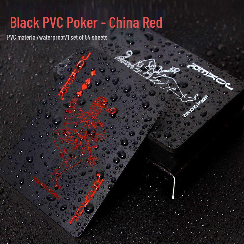 Custom Waterproof PVC Playing Cards - Ideal for Outdoor Entertainment and Party Decor