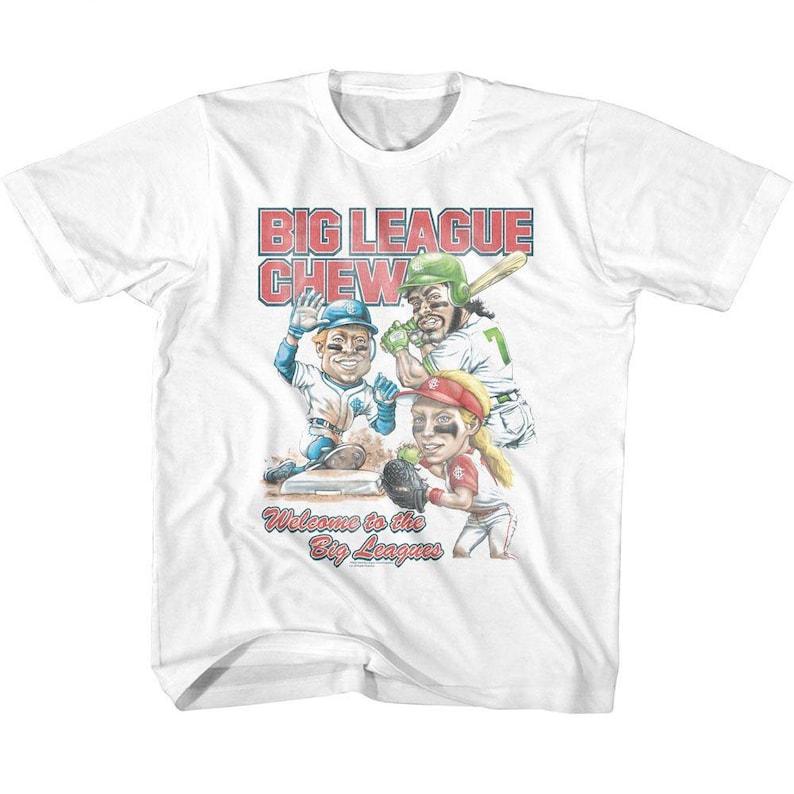 Big League Chew 3 Players Outta Here Original White Youth T-Shirt 140