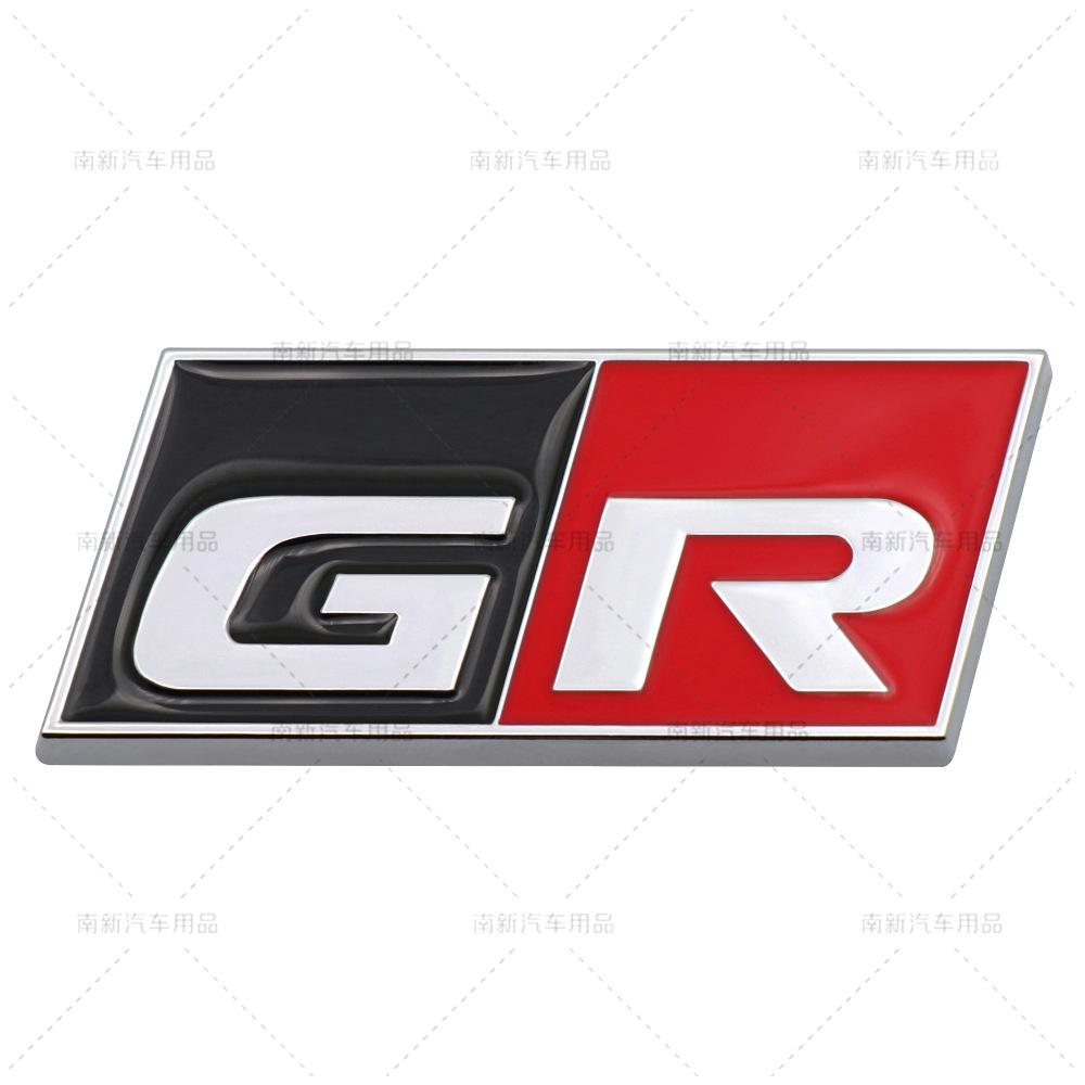 Car Sticker GR Sport Decal Front Hood Grille Emblem Badge for Toyota HV YARiS RZ RC RS Prius Lexus Harrier GRMN Logo Stickers