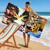 Led-zeppelin Print Beach Towel, Large Soft Quick Dry Towel for Beach Camping Swimming