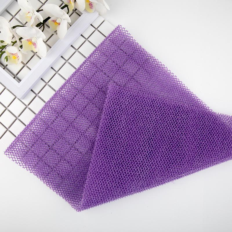 Exfoliating Drawstring Nylon Mesh Bath Towel – High Elasticity for Back Scrubbing and Sauna Use