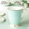 Serie a righe: Tazza in Bone China Placcata Oro – Mix & Match