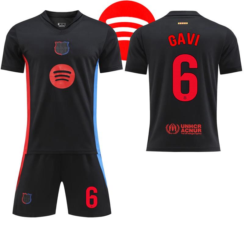 2024-25 Barcelona new black away jersey #9 Lewandowski #19 Yamal Football Jerseys
