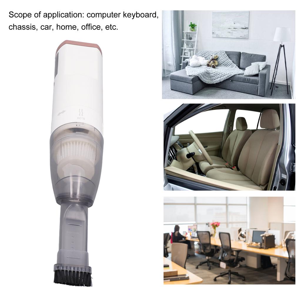 Car Vacuum Cleaner Hand Held Powerful Suction   Wireless Rechargeable Vacuum for Car   Outdoor