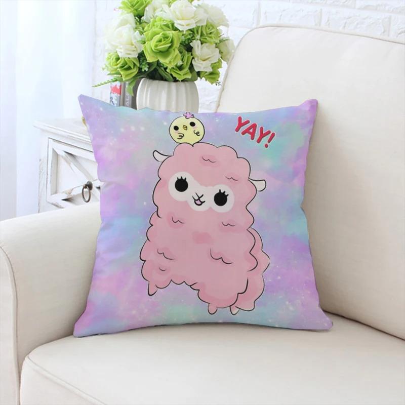 Cartoon Sheep Decorative Pillowcase Car Ornaments Office Living Room Sofa Home Pillowcase